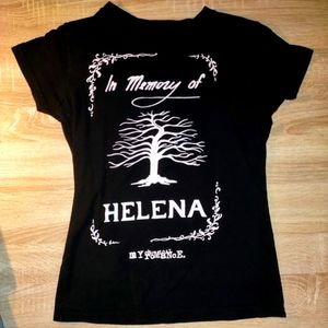 Black My Chemical Romance Helena T-shirt